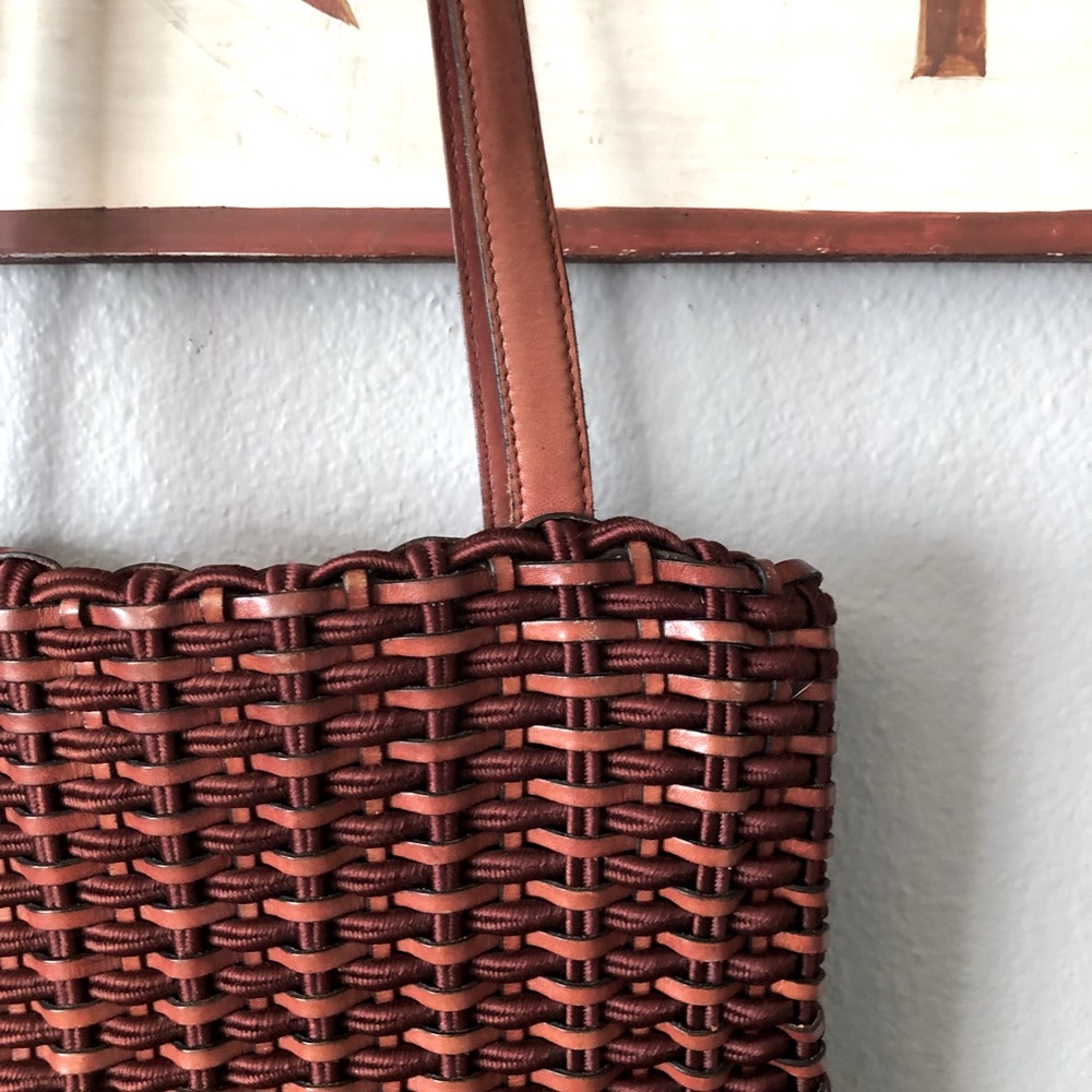Woven Leather Bag